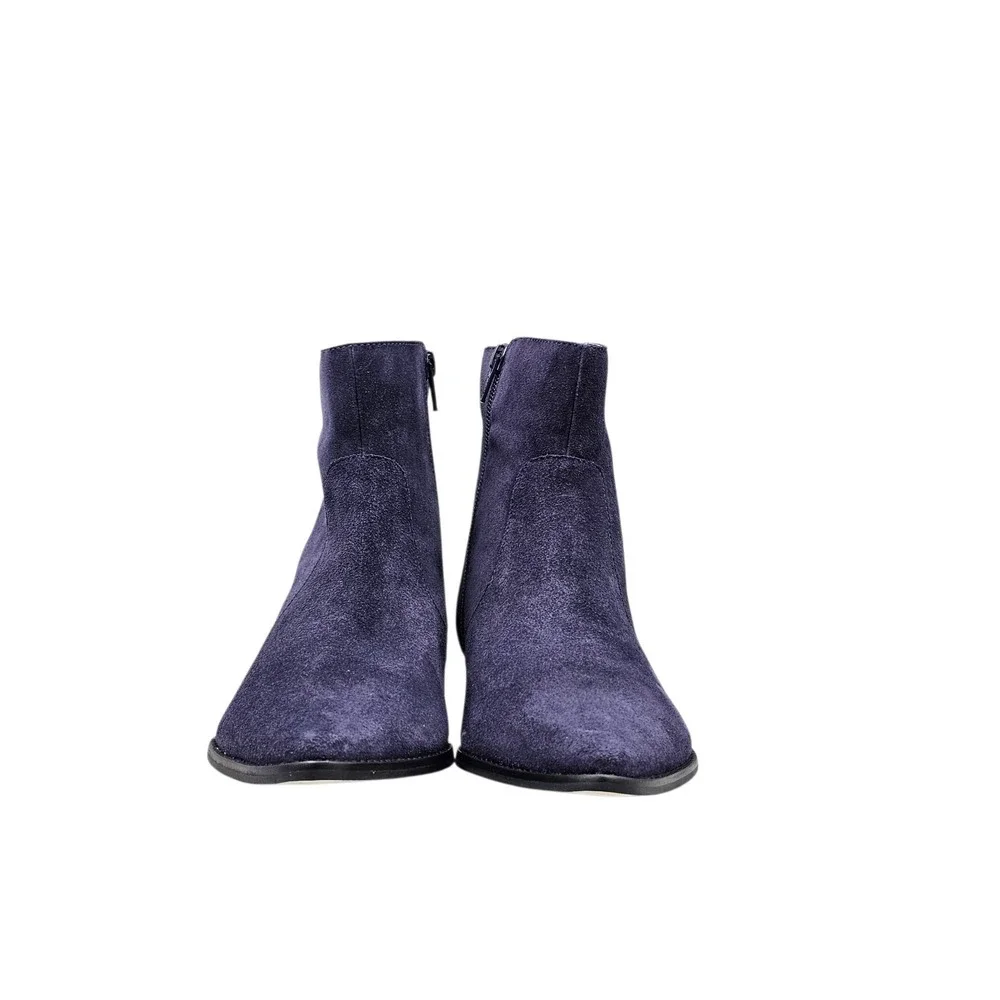 Matisse Women's Size 7.5 M US NWOB Bliss Blue Suede Leather Pointed Toe‎ Booties